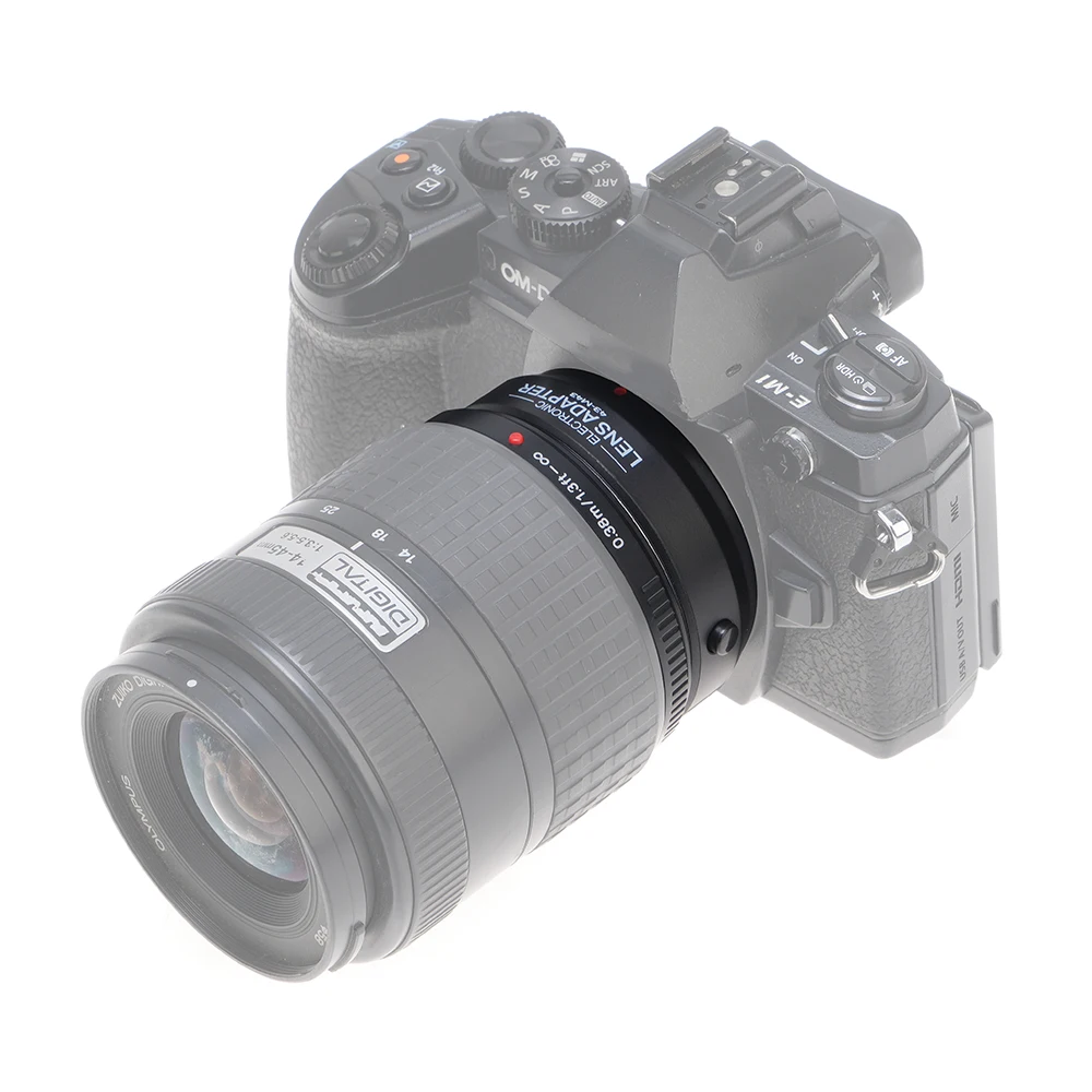 FOTGA アダプタ AF フォーサーズ M43 レンズからオリンパス