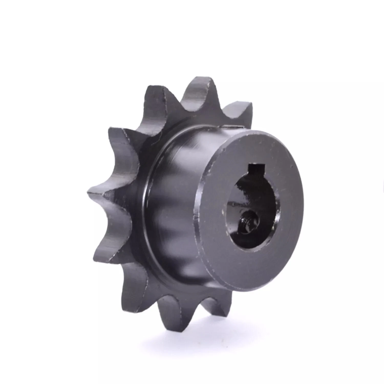04C #25 22-Tooth Metal Pilot Roller Chain Sprocket – Bore 10-17mm With Keyway