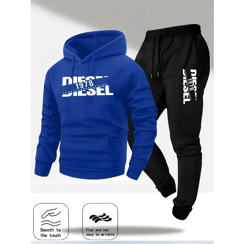popular and hooded sportswear pants two in one