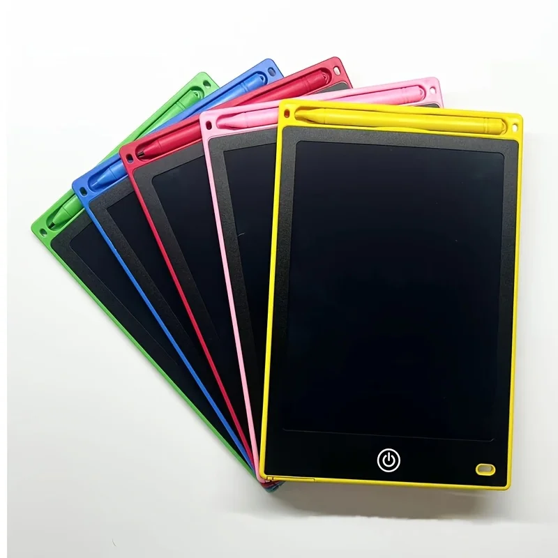 1개 8.5인치 LCD 쓰기 태블릿 - 전자 드로잉 보드 및 낙서 보드, 사무실 사용에 적합, 학생 초안용 쉽게 지울 수 있는 쓰기 보드