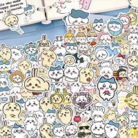 100pcs Kawaii Jiikawa Cartoon Stickers Decorative Desk Laptop Scrapbook Luggage Stationery Cute Graffiti Sticker for Kids Gift 2
