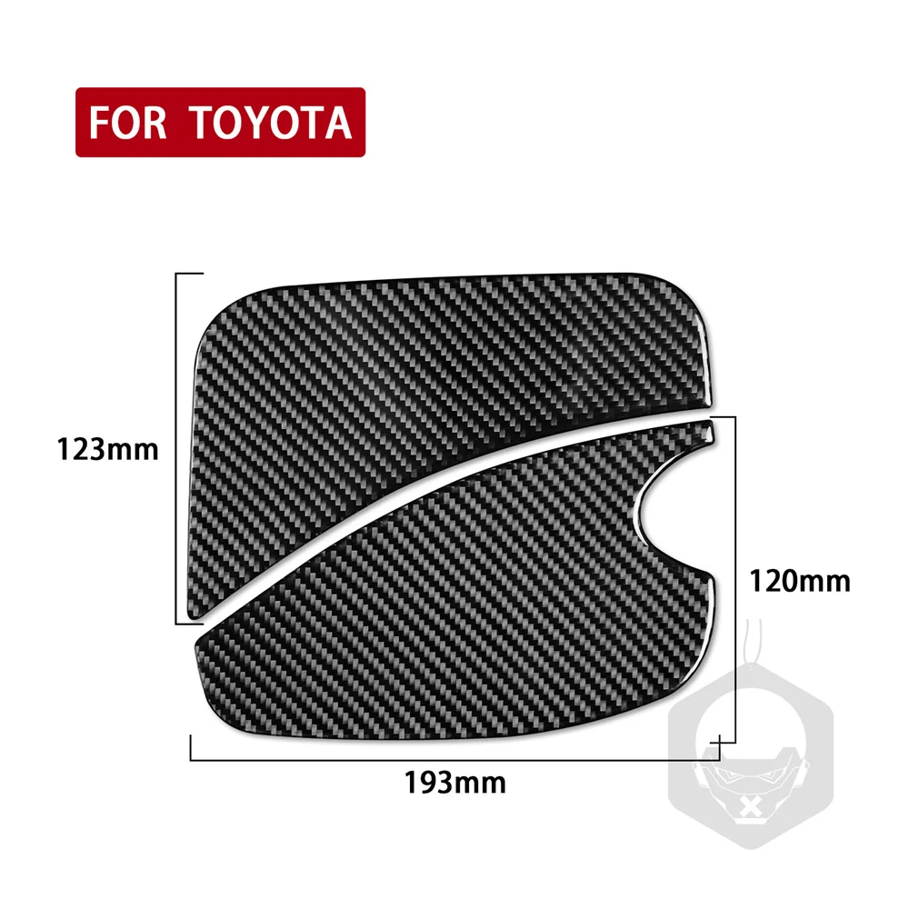 

2pcs for Toyota Takuma 15-22 Fuel Tank Cap Carbon Fiber Decorative Sticker