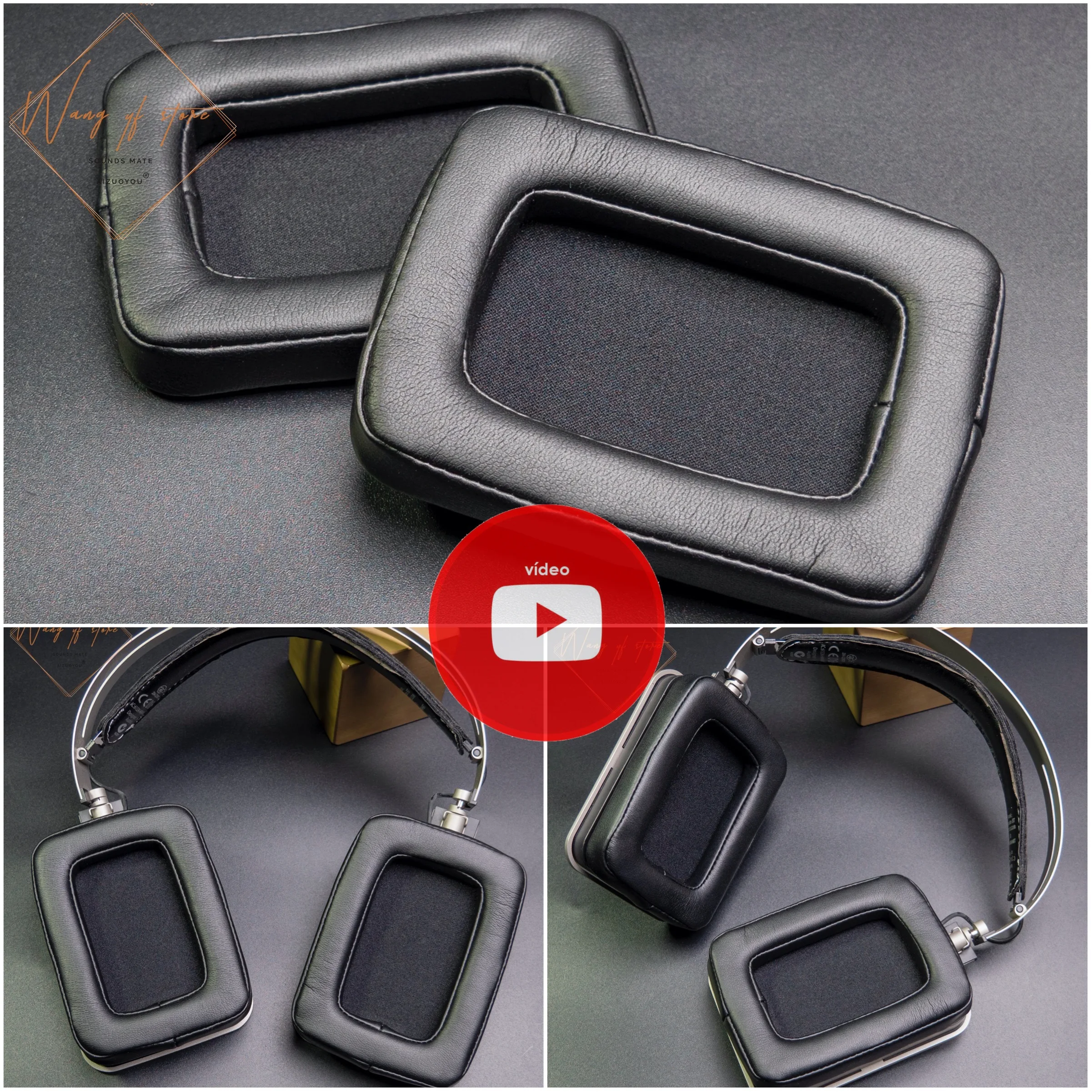 Almofadas de Orelha de Couro Macio para Harman Kardon bt Premium nc Premium sobre a Orelha Fone de Ouvido Almofada de Espuma Earpads