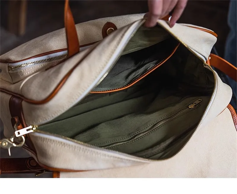 PNDME Outdoor Casual Luxus-Umhängetasche aus echtem Leder für Herren, Designer-Wochenendtasche, handgefertigt, für den täglichen Gebrauch, weiße Umhängetasche, Handtasche – Detail 14