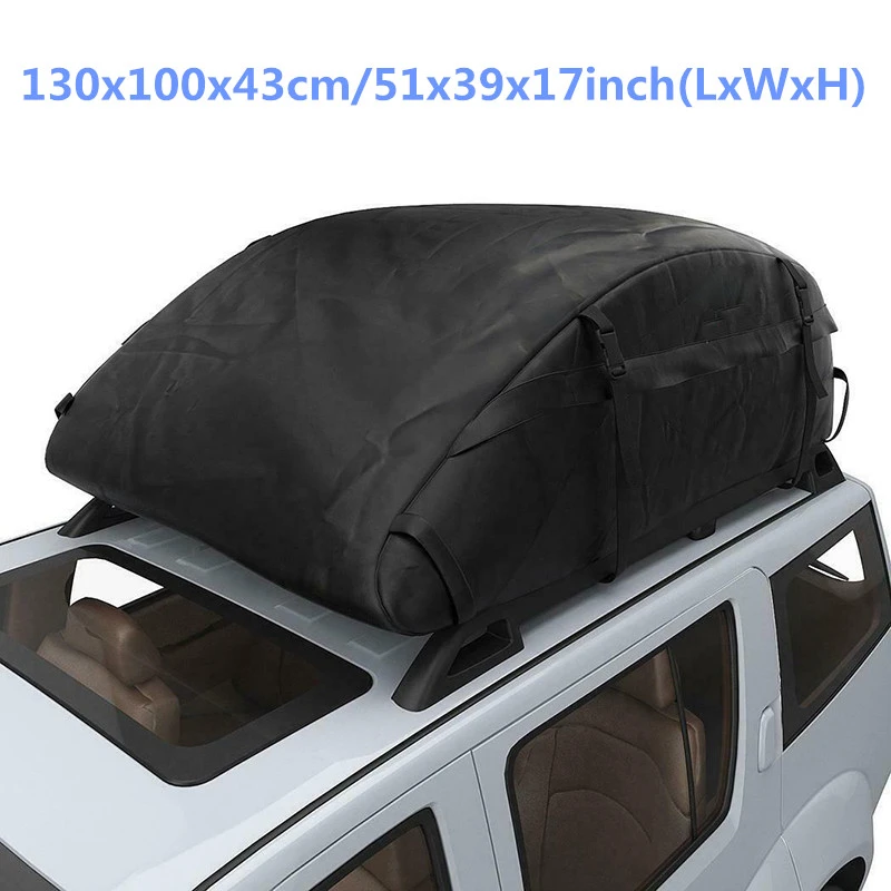 130x100x43cm車トップ屋根リアトランクsuv貨物荷物手荷物バッグ防水屋上荷物キャリア黒収納旅行 Roof Racks Boxes Aliexpress