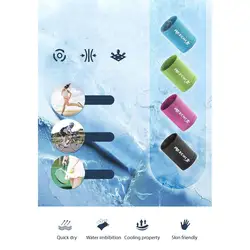 Wrist Brace Support Breathable Ice Cooling Sweat Band Tennis Wristband Wrap Sport Sweatband Elastic Sleeve Loop for Wrist Tubes