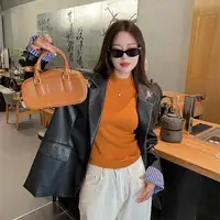 Hot Women's Vest Knitted Tank Top Solid Color Slim Sweater Half-turtleneck Spring Autumn Sleeveless T-Shirt Cropped Top Camisole - Image 3