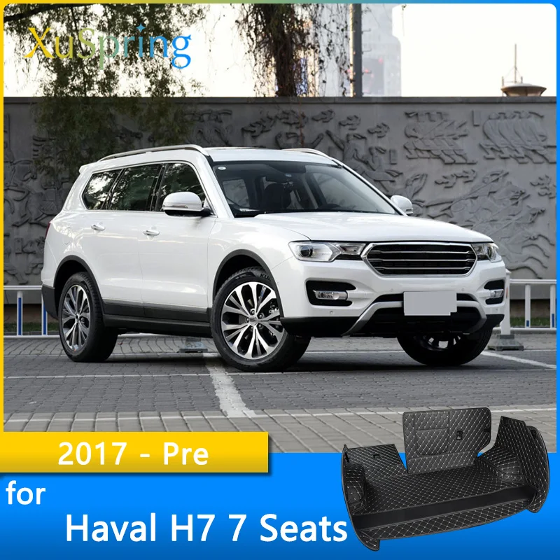 

Car Trunk Mat Cargo Liner For Great Wall Haval Hover H7 7 Seats 2017-Present Rear Tail Durable Boot Cover Protective Styling