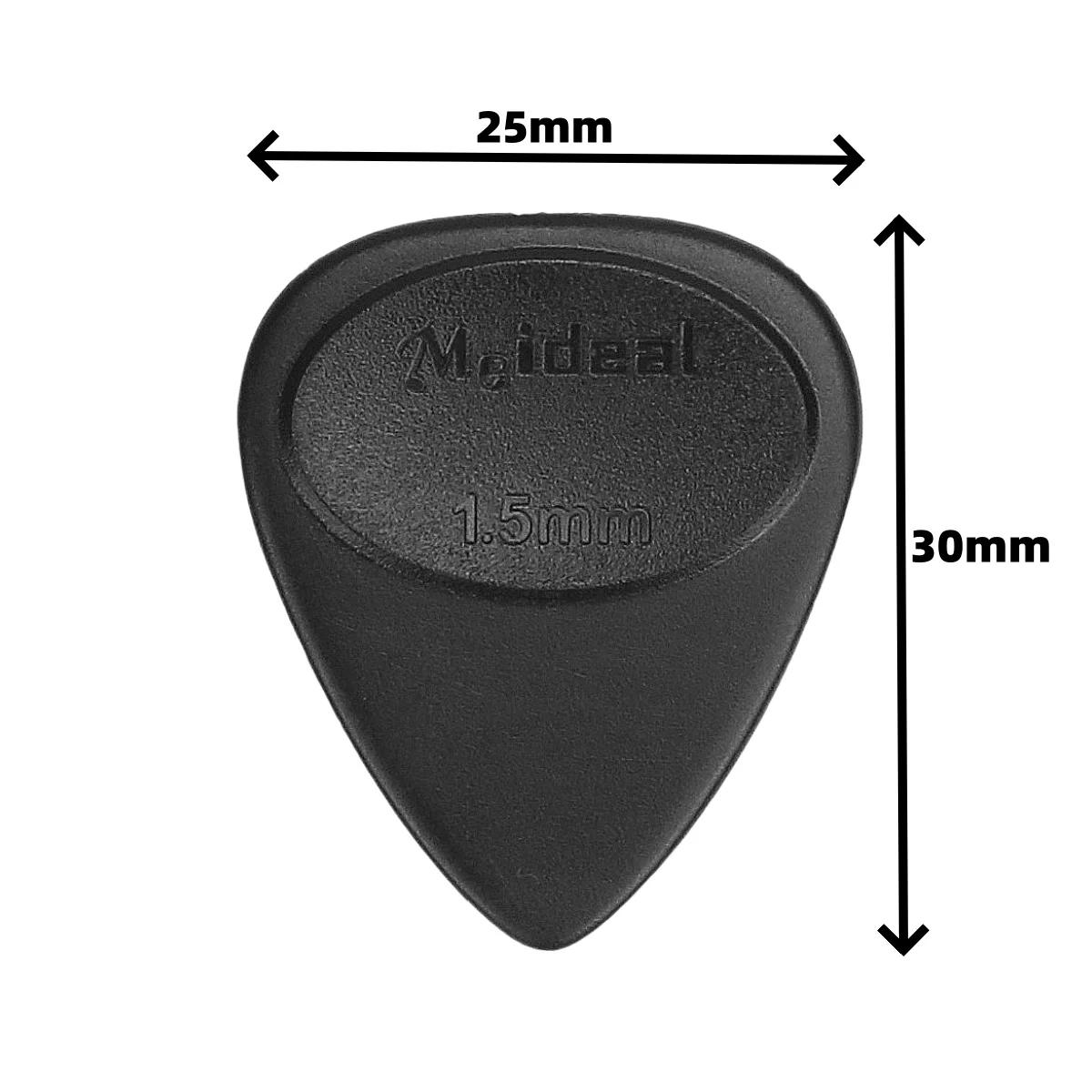 Guitar Pick Meideal Guitar Pick Anti-slip Matte Durable ABS Plectrum 0.46 to 1.5mm Thickness Electric Guitar Bass Ukulele Playing