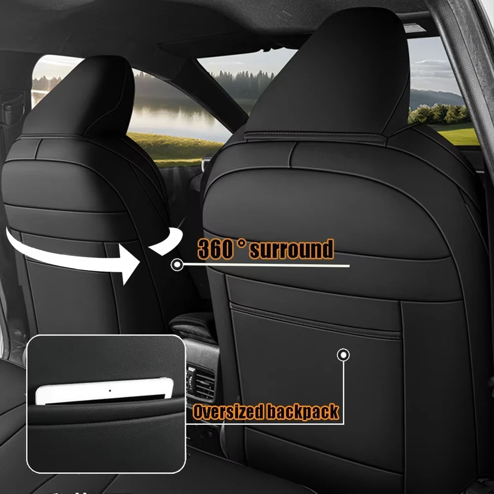 MIROZO RAV4 Seat Covers,Waterproof Car Seat Covers Faux