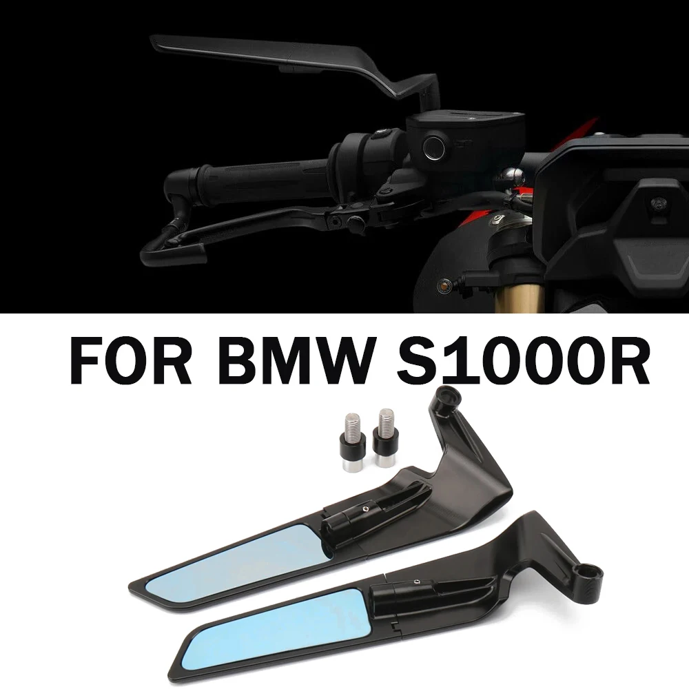 

For BMW S1000R Accessories 2021 2022 202 Motorcycle Stealth Mirror S 1000 R S1000 3 Wind Wing Side Rearview Reversing Aluminum