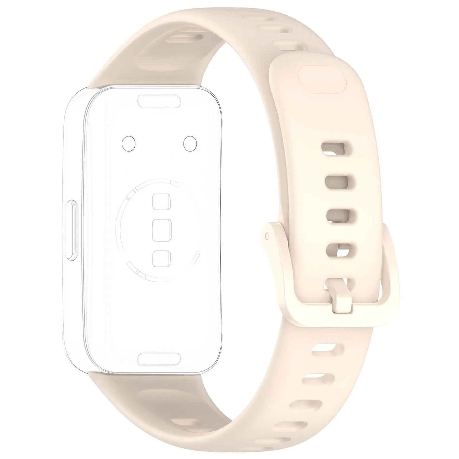 حزام سيليكون لهواوي باند 8 9 10 سوار ساعة رياضي قا...