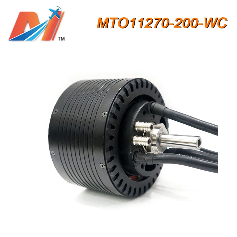 Maytech 11270 200KV 16KW Brushless Outrunner Sensorless Watercooled Motor for Yacht RC Boat Diver Propulsion Vehicle Efoil