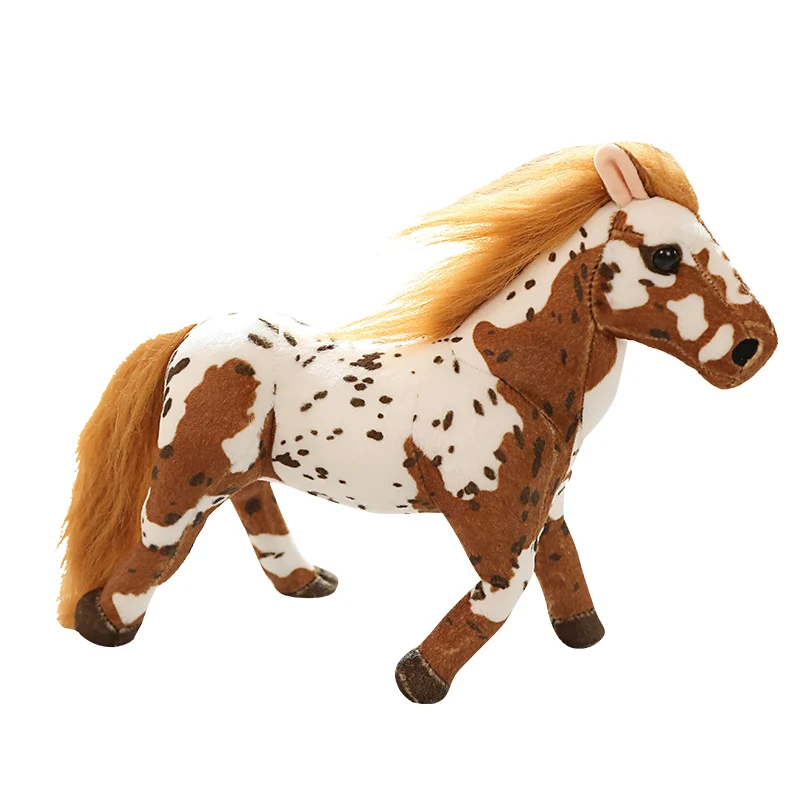 Neuf Cheval Animal en Peluche Jouet Poupée Enfant Anniversaire Cadeau Décor  Joli