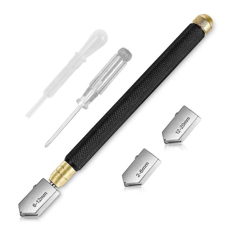 Coupe-verre TC-17 Coupe-carreaux en céramique Type de TC-17 Poignée en métal Nouvelle roue de coupe de verre professionnelle Outil à main de coupe de verre