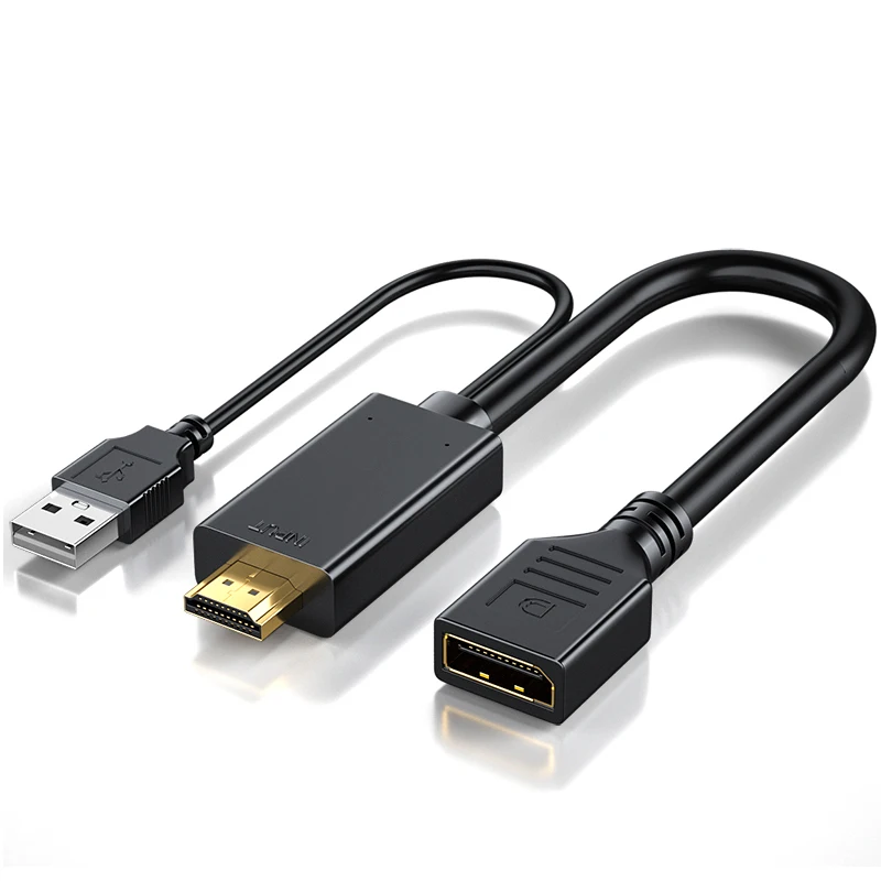 HDMI ȣȯ Displayport ȯ ̺ 4K HD2.0  PC TV Box Xbox PS4 PS5 Ʈ  HD-DP ̺