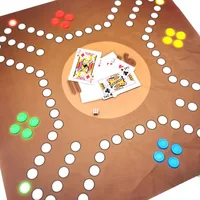 50CM Poker Game Portable Poker Game Foldable Chessboard Toy Arabic Strategy Chess STEAM Educational Toy Family Friends Gathering 2
