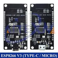 NodeMCU ESP8266 V3 Development Board With 0.96 Inch OLED Display CH340 ESP-12F WiFi Module TYPE-C USB For Arduino/Micropython - Image 4