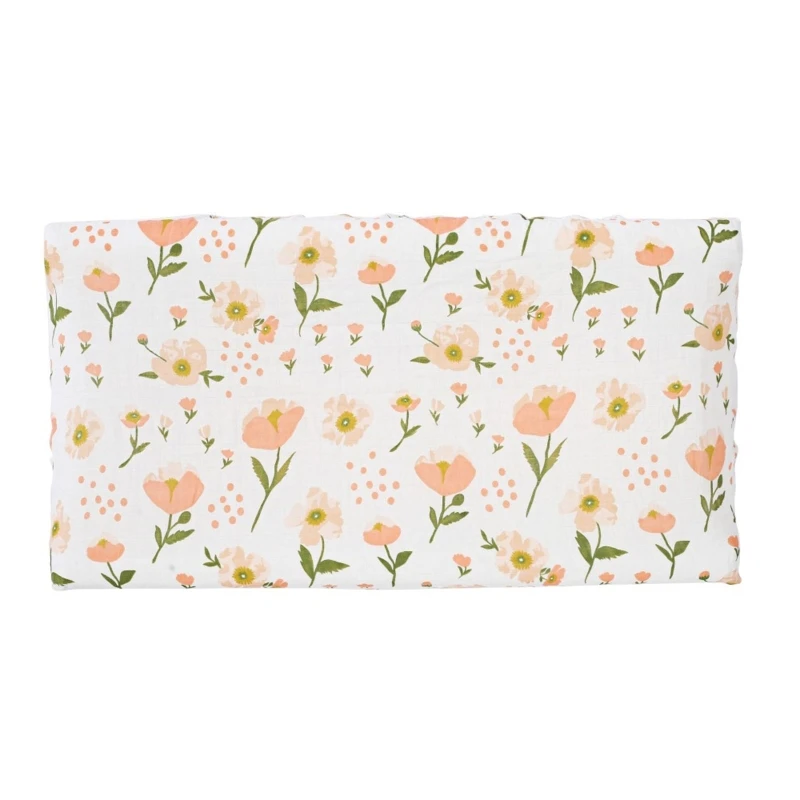 

Baby Changing Pad Cover Floral Print Fitted Crib Sheet Infant or Toddler Bed Nursery Drop Shipping