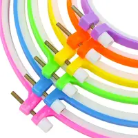 Plastic Embroidery Hoops for Cross Stitch & Needle Arts: 9.5cm, 12.7cm, 16.5cm, 20cm, 24.5cm, 27.5cm, 32cm - Image 2