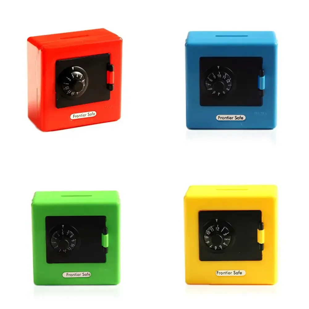 Retro Atm Rotating Password Cash Coins Saving Box Mini Bank Money Box Bank Safe Box Automatic Deposit Banknote Christmas Gift 6