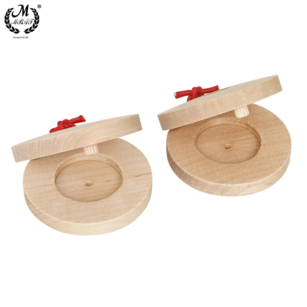 Orff Wooden Soundboard for Kids Early Music Educational Gifts for Boys Girls Castanets Rhythm