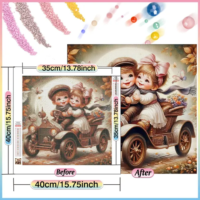 HUACAN 5D Portrait Diamond Painting 2
