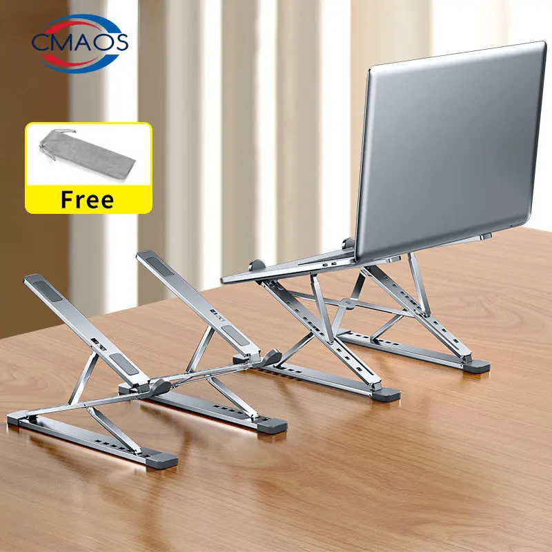 Laptop Stand CMASO N8 Adjustable Aluminum For Macbook Tablet Notebook Foldable Cooling Pad Holder