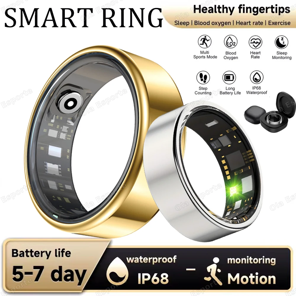 Heart Rate Motiv Ring Alarm New Bluetooth Smart Ring 2025 Heart