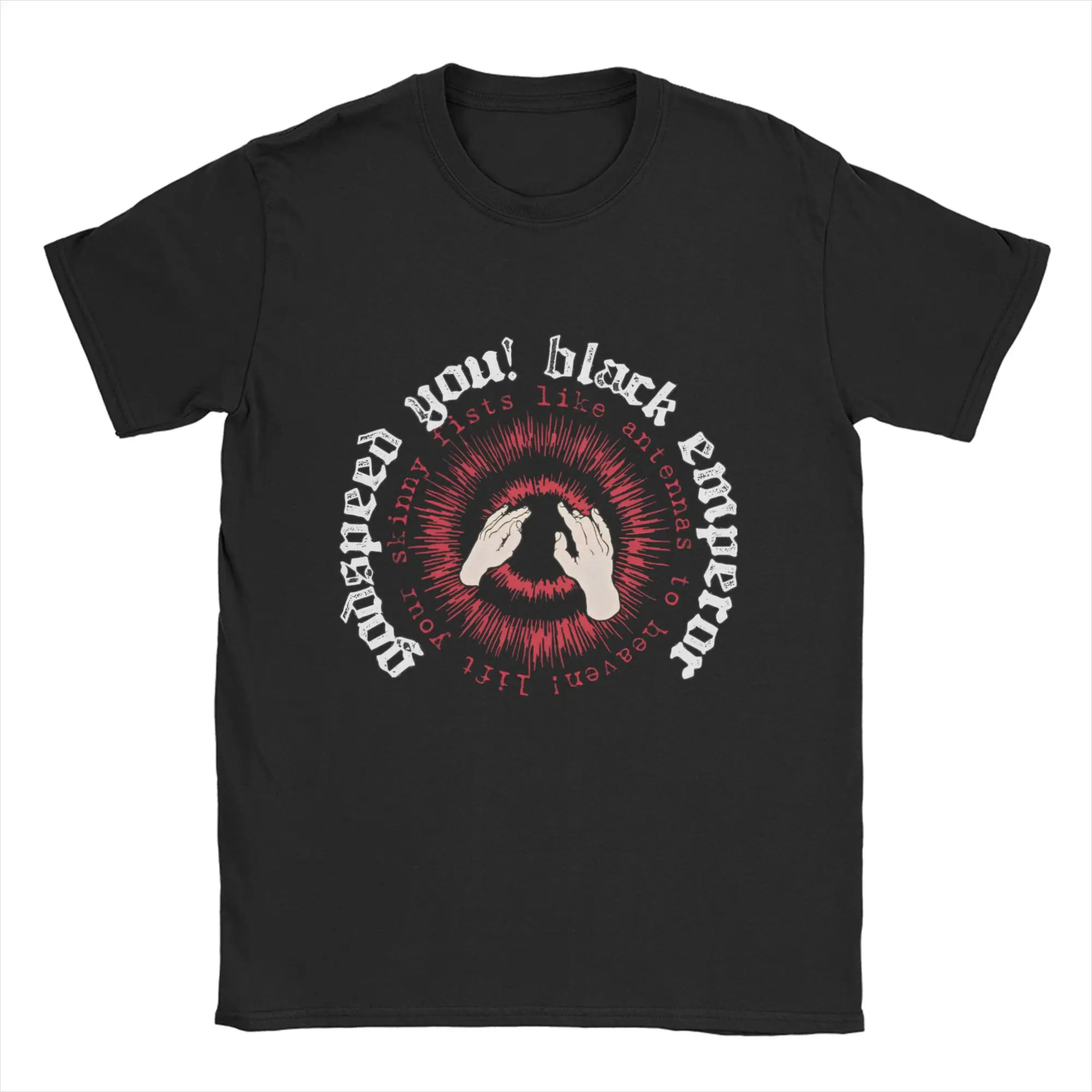 Hipster Godspeed You Black Emperor Band T-Shirt für Männer Rundhals 100 % Baumwolle T-Shirt Kurzarm T-Shirts Sommerkleidung
