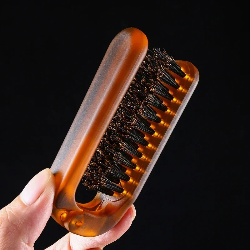 접이식 헤어 빗 두피 브러시 여행 필수 휴대용 헤어 브러시 정전기 방지 헤드 마..