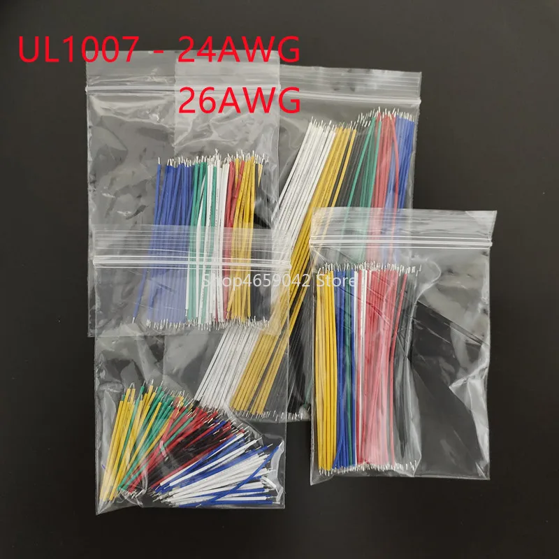 120 шт., 24AWG 26AWG оловянный паяльный кабель 5 см/8 см/10 см/15 см/20 см