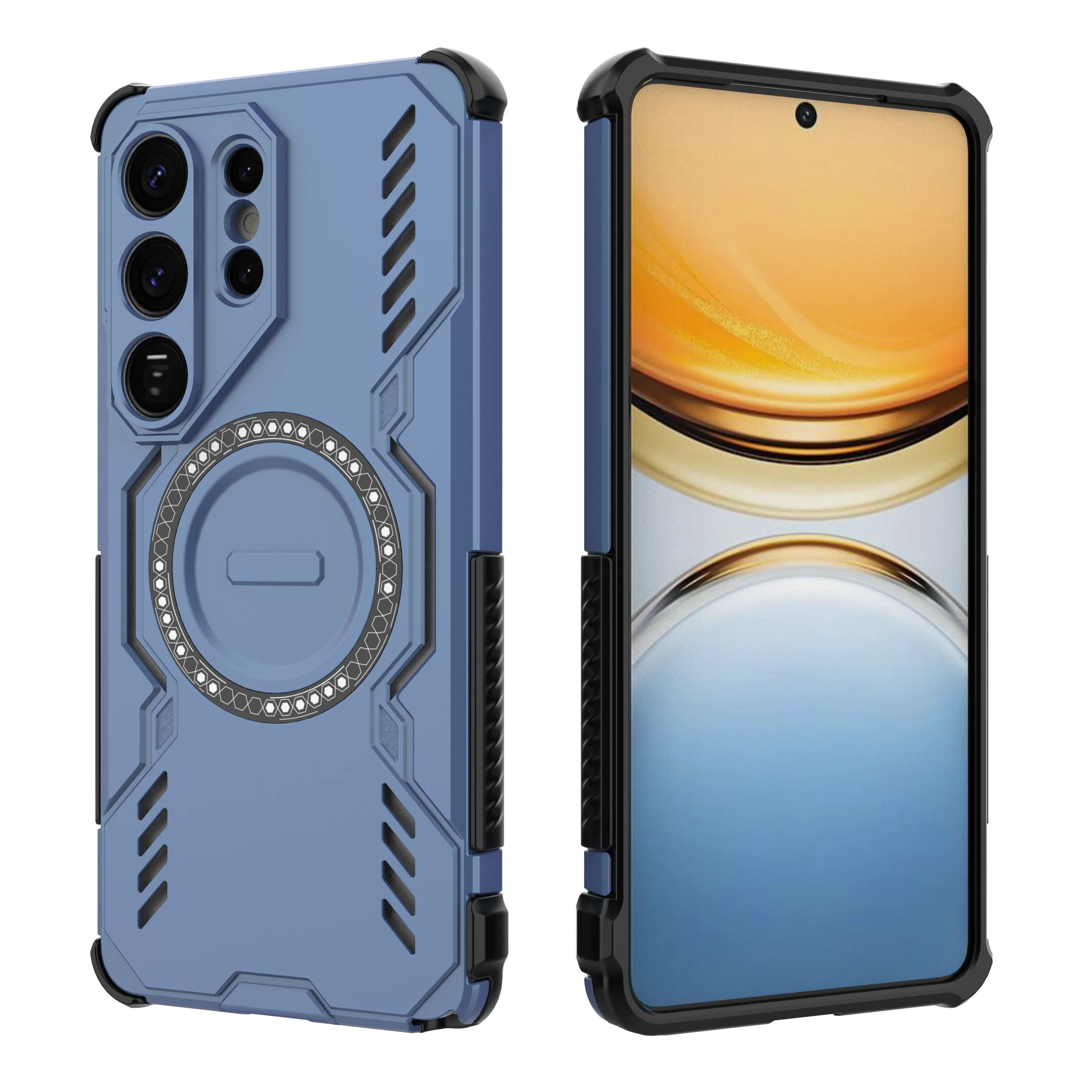 Magnetic Armor Case with Mag-safe and Heat Dissipation Shell