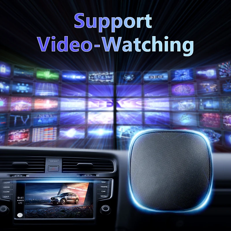Carplay Ai Box Android 13 Android Smart TV Box Auto Wireless Carplay Qualcomm 6125 8GB+128GB for Porsche wireless carplay adapter wireless carplay smart carplay box smart box