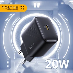 VOLTME 20W Quick Charge 4.0 3.0 PD Fast Charger USB Type C Charger Support PPS FCP SCP AFC Phone Charger For Xiao Samsung S22