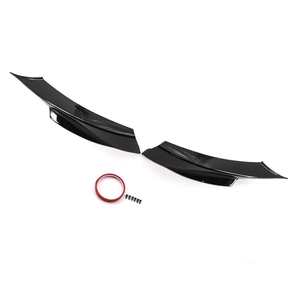 Facile Da Installare Nero Lucido Paraurti Anteriore Laterale Splitter Spoiler Lip Covers Per Bmw Serie 3 2009 2011 Mtech Lci