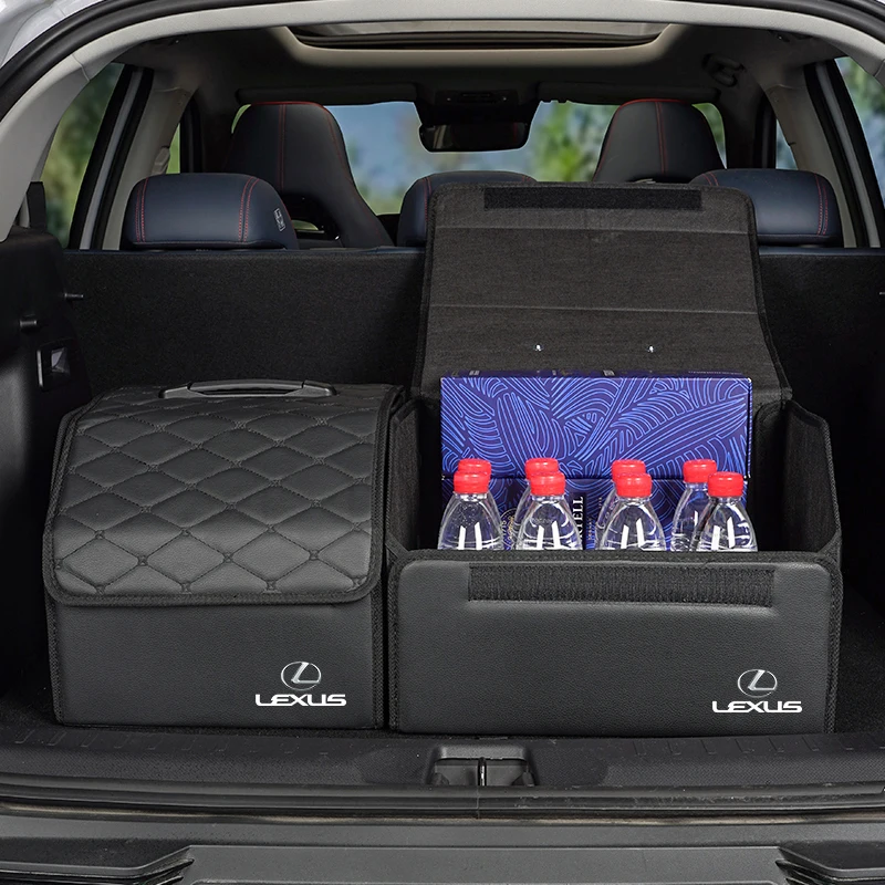 Large Capacity Car Trunk Storage Box Organize Collection Case Lexus RX330 IS250 Ct200h ES300h RX350 IS300h NX300h RX400h ES350 car interior accessories