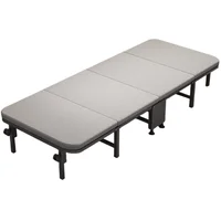 Unique moderne lit pliant chambre rembourré salon dormir cadre De lit pliant commodes Meubles De Chambre meubles De maison 6