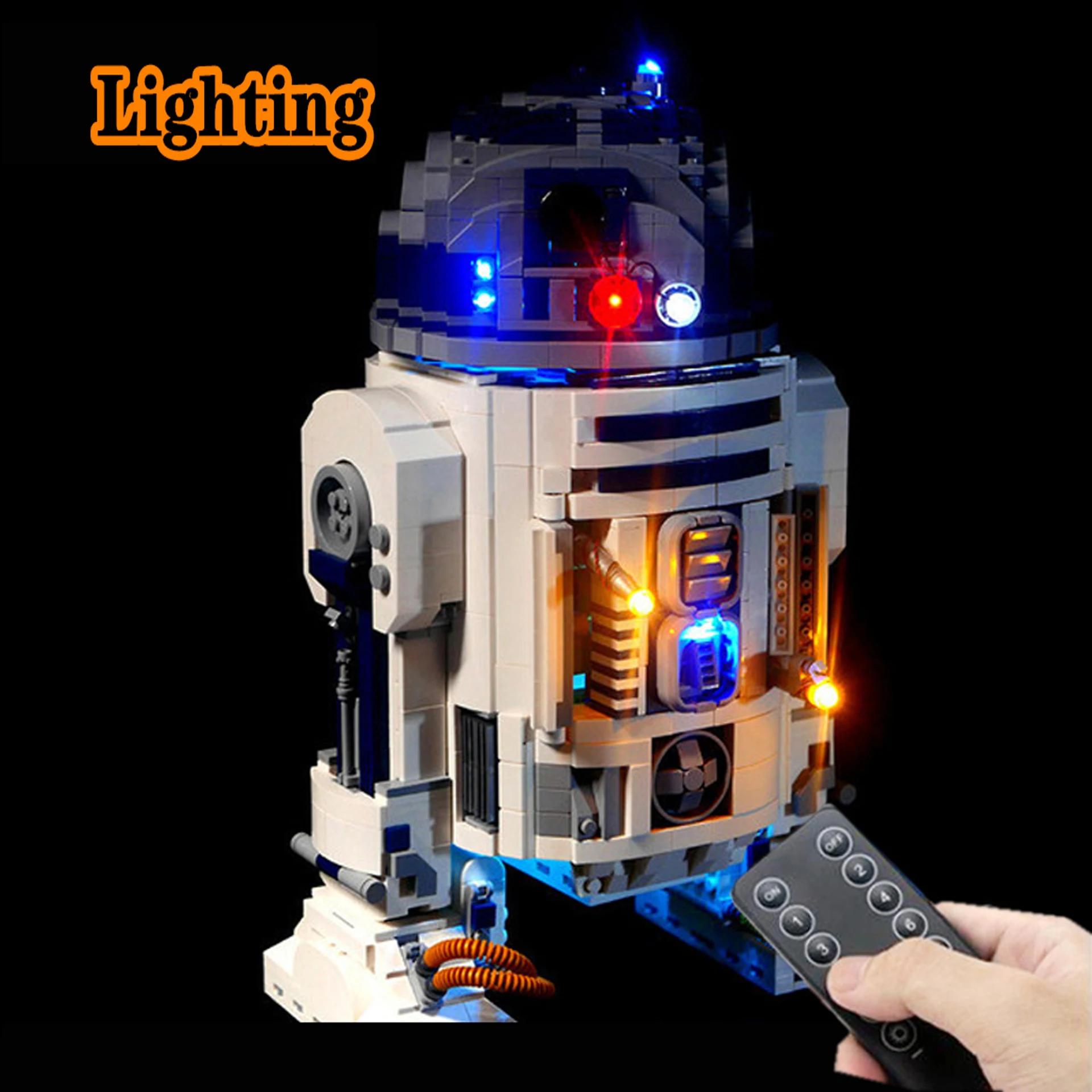 LED Light Kit for R2-D2 - Compatible with LEGO® 75308 set (Sound Version)