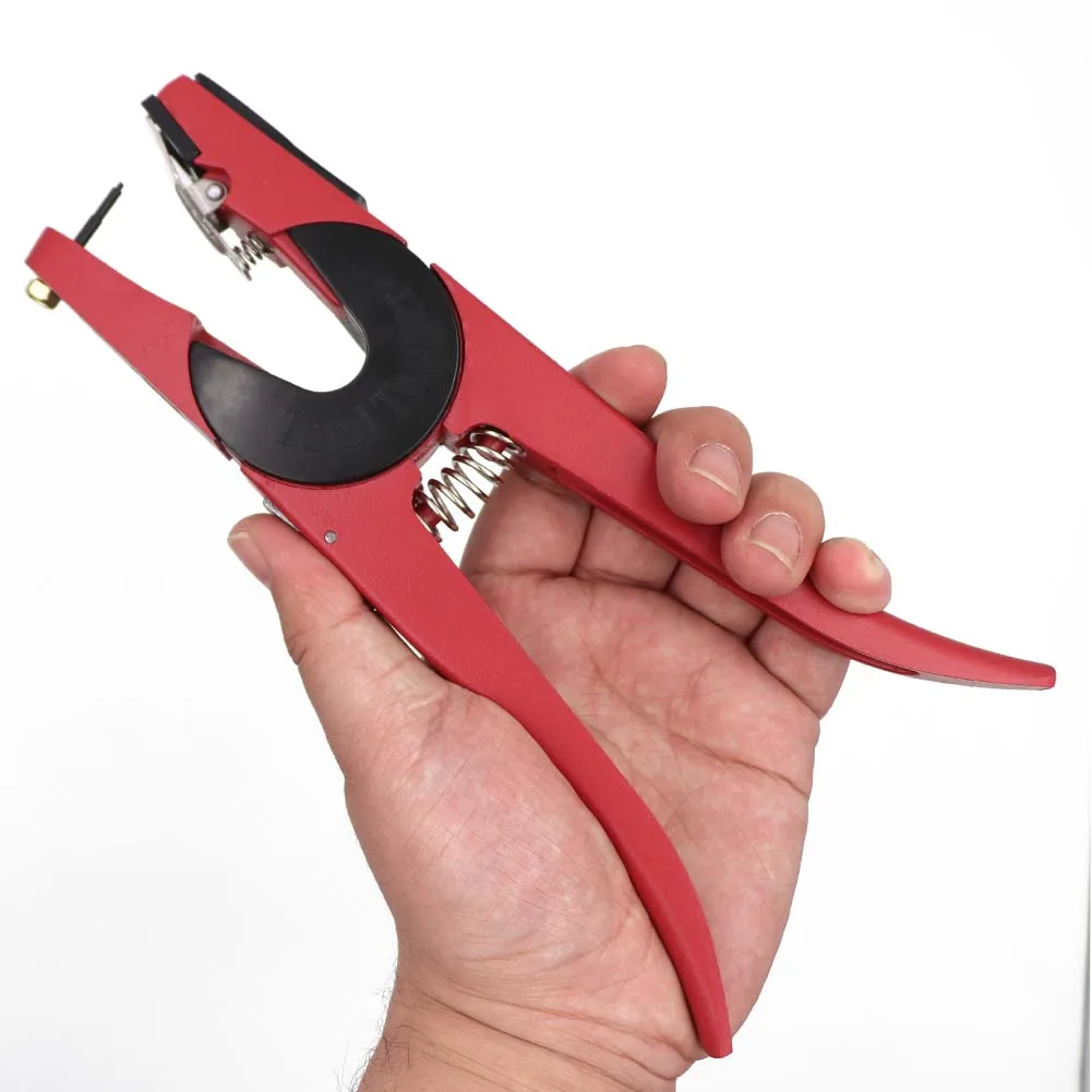 Farm Animals Ear Tag Pliers For Cow Goat With Spare Nails Clamp Needles Livestock Metal Goat Ear Tag Applicator sheep ear tag