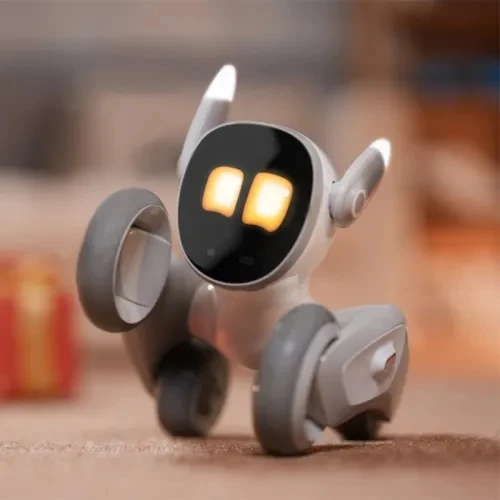 Intelligent machine dog AI emotional dialogue interactive companion programming electronic toy gift