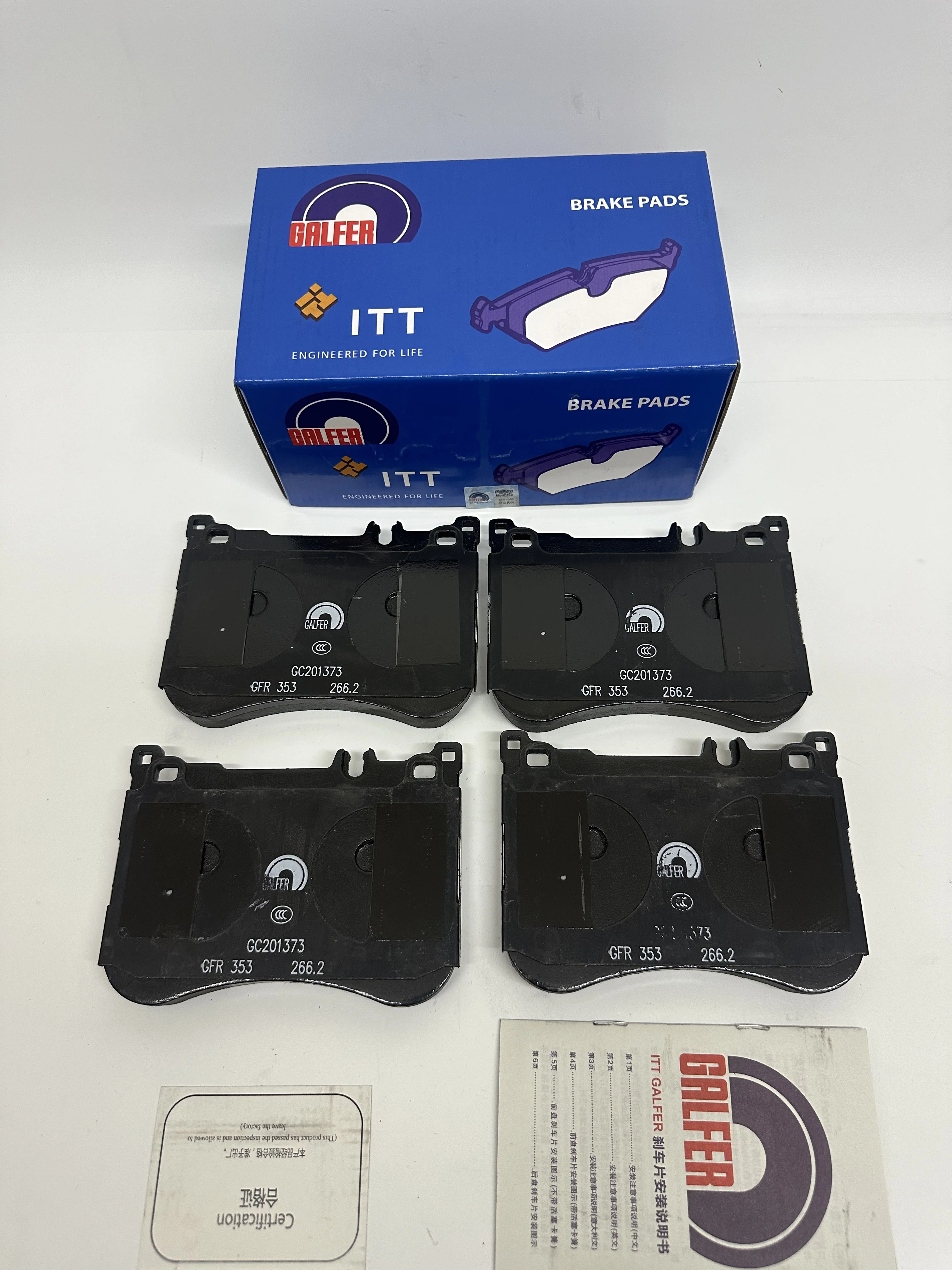 0064209320,0074203320,0084200220,0084203320, all new for Mercedes W222, S300, S320, S350, S400, S450 front brake pads