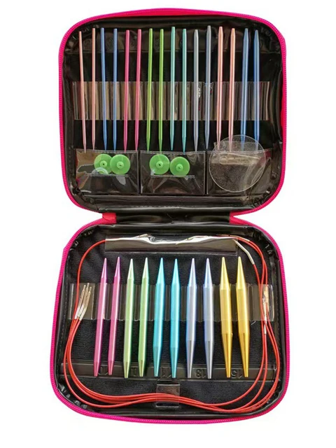 Aluminum Circular Knitting Needle Set 6
