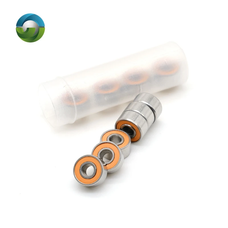 2Pcs S693RS CB 3x8x4mm ABEC-7 스테인레스 스틸 하이브리드 세라믹 베어링 그리스가 없는 낚시 릴 베어링 빠른 회전