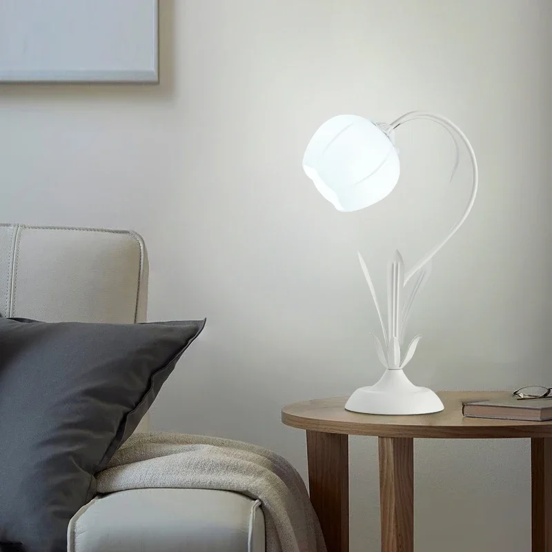 SEAN Nordic LED Table Lamp Creative Green Vintage Glass Desk Lighting Modern Decor For Home Living Room Bedroom Bedside - Image 3