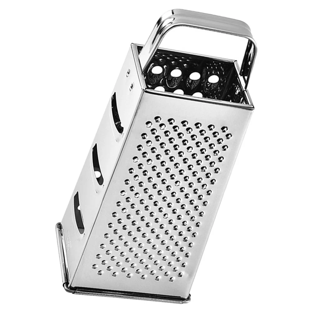 Kings County Tools Universal Handheld Kitchen Grater, Large, Small and  Mandolin Blades, Ideal for Grating Cheese, Non-Slip Rubber Footer, Ergonomic Handle