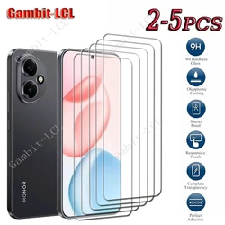 Premium 9H HD Tempered Glass Screen Protector - Pack of 2 - 5 - 3 Pieces (For Honor 400)
