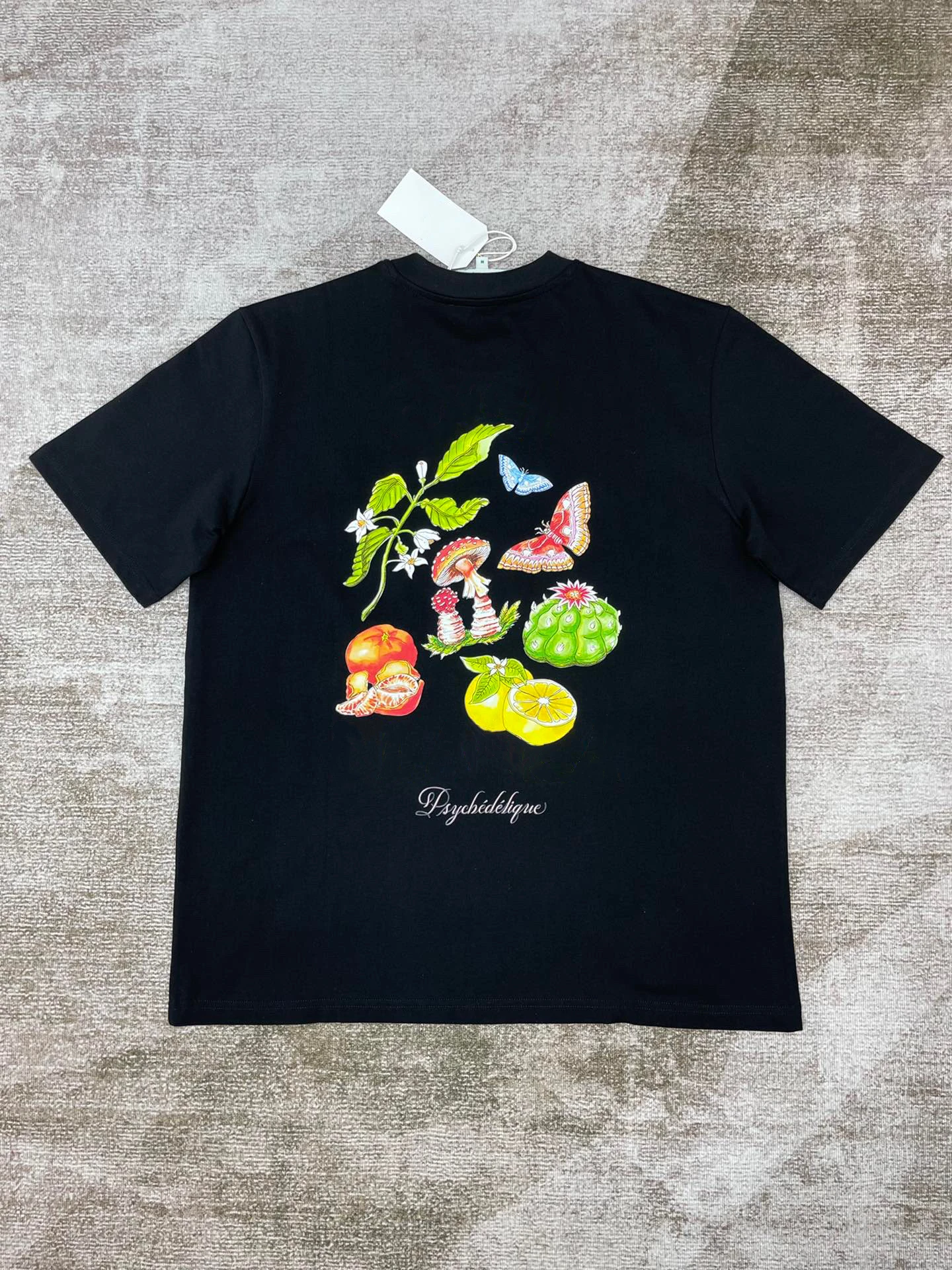 

Leisure Sports Fruit Plant Club Printed Crew Neck Short Sleeve T-shirt Unisex