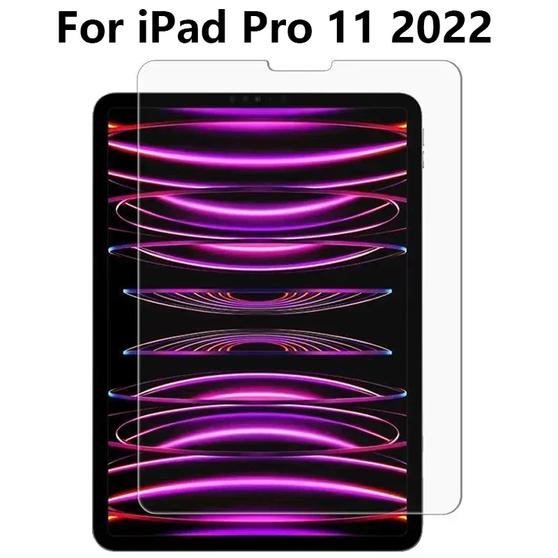 

Для iPad 4-го поколения Pro 11 2022 защита экрана из закаленного стекла A2435 A2761 A2762 11 дюймов планшет против царапин прозрачная защитная пленка