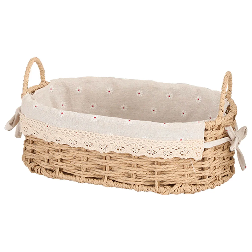 

Storage Baskets Wardrobe Organiser Shelves Holder Large Multipurpose Rattan Tabletop Baby